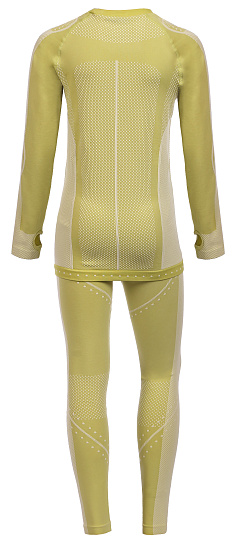 Комплект термобелья детский Lassie Puska Neon Green - Фото 2 большая