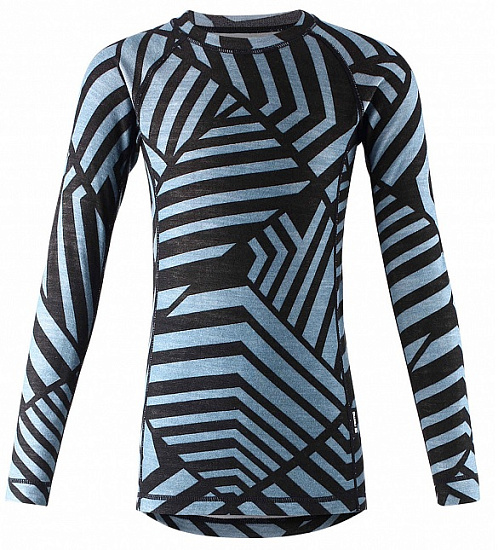 Комплект термобелья детский Reima Taitoa Black - Фото 4 большая