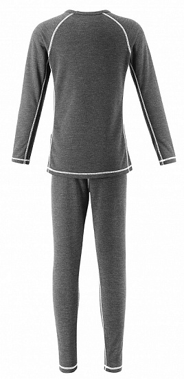 Комплект термобелья детский Reima Lani Grey - Фото 2 большая