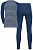 Комплект детский Odlo Active Warm Eco Kids Ярко-Синий/Серый Меланж/Полоски - Фото 2 малая