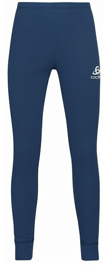 Комплект детский Odlo Active Warm Eco Kids Ярко-Синий/Серый Меланж/Полоски - Фото 5 большая