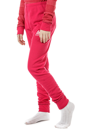 Комплект термобелья детский Odlo Active Warm Светло-Вишневый - Фото 7 большая