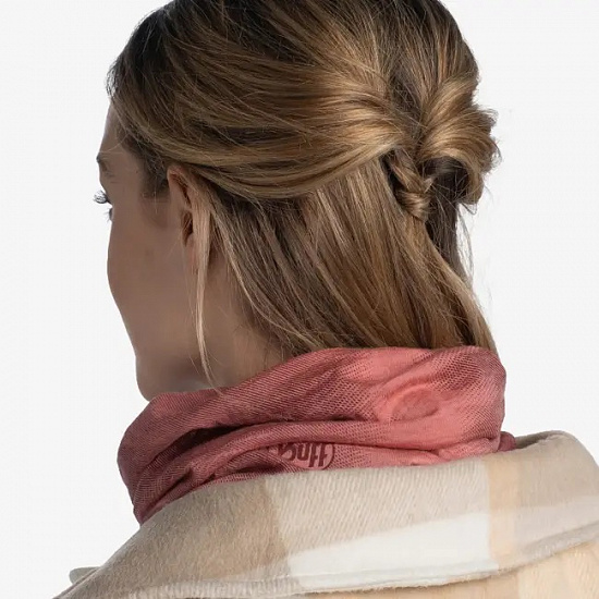 Бандана Buff Merino Lightweight Lise Rosewood - Фото 3 большая