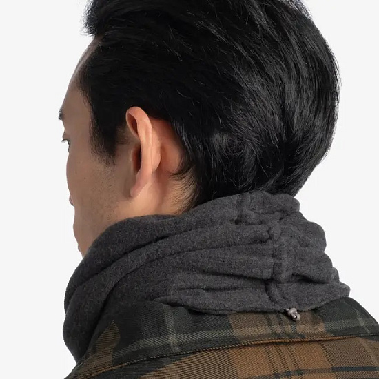 Шарф Buff Merino Fleece Graphite - Фото 4 большая