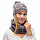 Шарф Buff Knitted & Fleece Neckwarmer Margo Castlerock Grey - Фото 2 малая