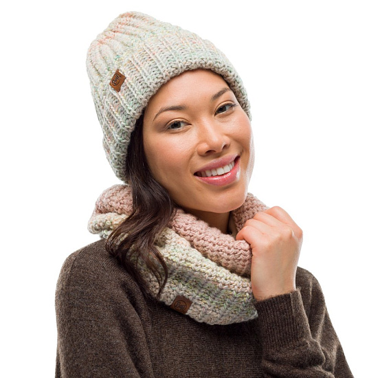 Шарф Buff Knitted & Fleece Neckwarmer Olya Cloud - Фото 2 большая