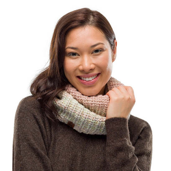 Шарф Buff Knitted & Fleece Neckwarmer Olya Cloud - Фото 3 большая