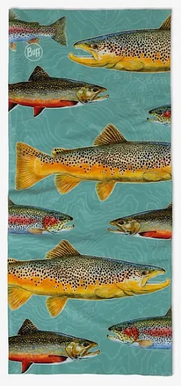 Бандана Buff Coolnet UV+ Trout Multi - Фото 2 большая