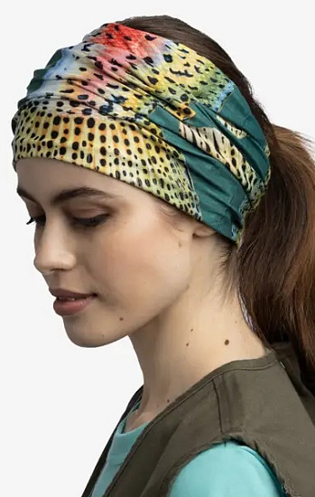 Бандана Buff Coolnet UV+ Rainbow Multi - Фото 3 большая