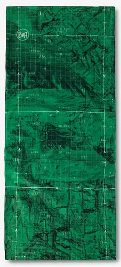 Бандана Buff Coolnet UV+ Ark Ever Green - Фото 2 большая