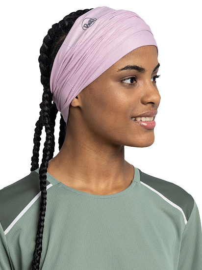 Бандана Buff Coolnet UV Insect Shield Solid Orchid - Фото 4 большая