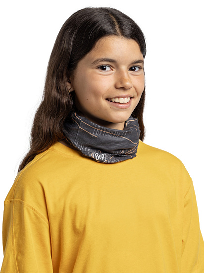 Бандана детская Buff CoolNet UV Suber Graphite - Фото 2 большая