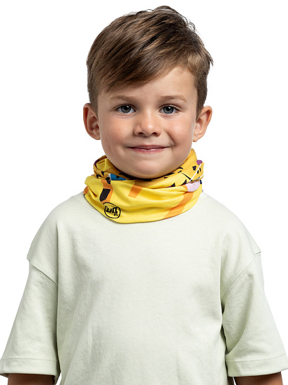 Бандана детская Buff CoolNet UV Sutah Blazing Yellow - Фото 3 большая