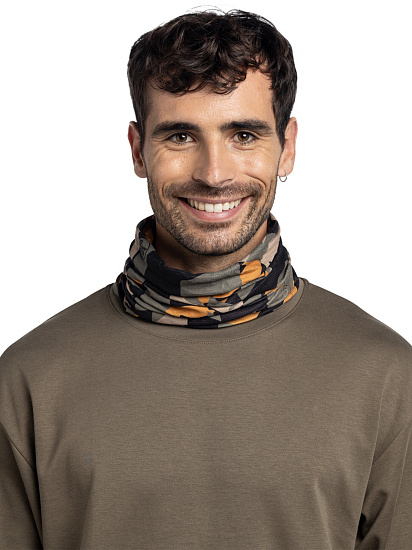 Бандана Buff CoolNet UV Teltary Khaki - Фото 3 большая