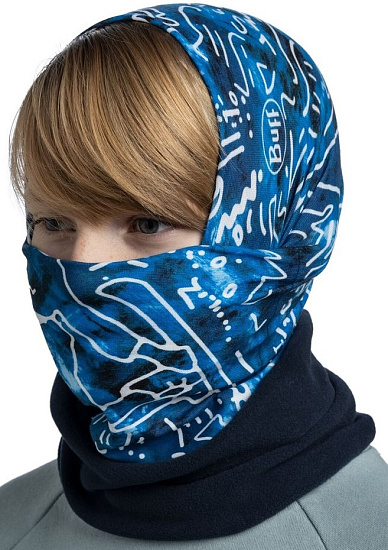 Бандана детская Buff Polar Tivat Blue - Фото 2 большая