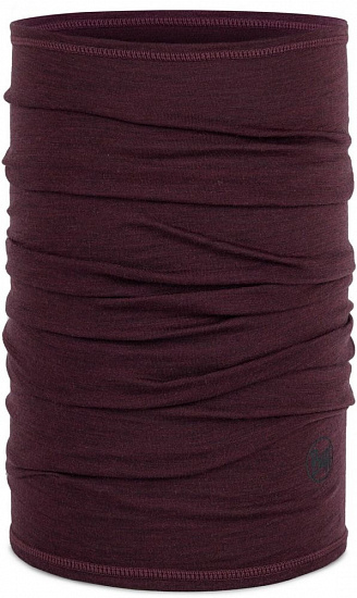 Бандана Buff Merino Lightweight Solid Garnet - Фото 1 большая