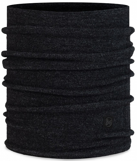 Шарф Buff Merino Fleece Black - Фото 1 большая
