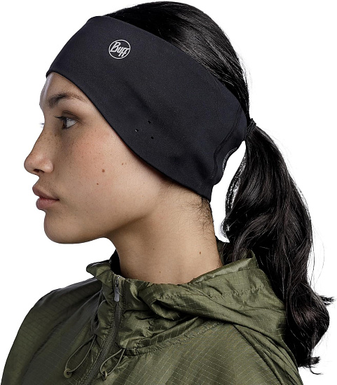 Повязка Buff Windproof Grey Logo - Фото 2 большая