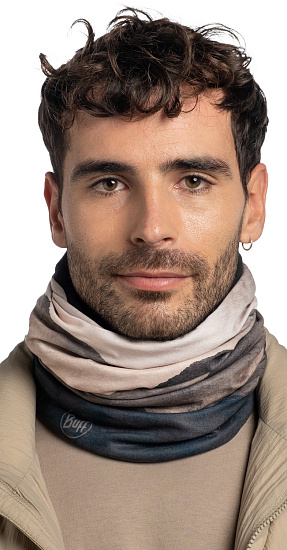 Бандана Buff Polar Reversible Lise Taupe Gray - Фото 4 большая