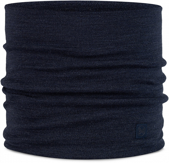 Шарф Buff Merino Heavyweight Solid Indigo - Фото 1 большая
