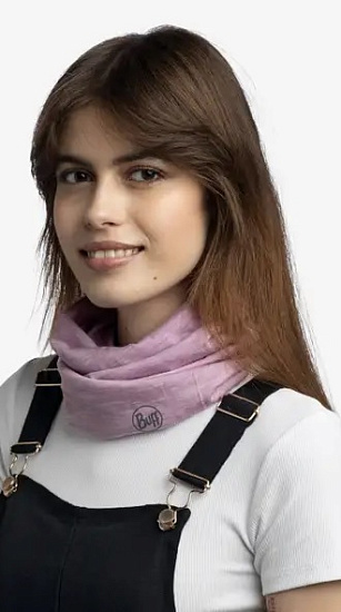 Бандана Buff Merino Lightweight Solid Pansy - Фото 4 большая