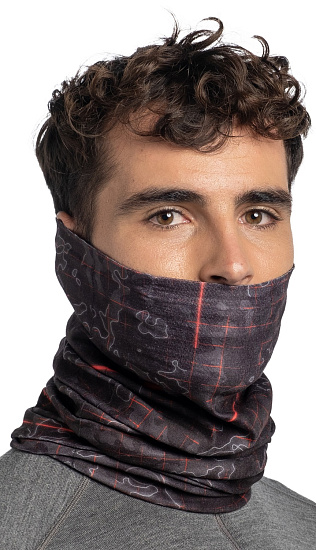 Бандана Buff Thermonet Emgy Graphite - Фото 4 большая
