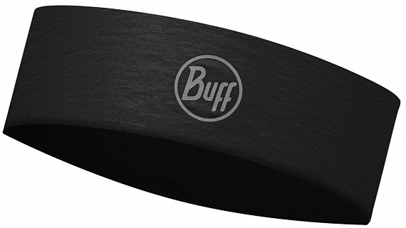 Повязка Buff CoolNet UV+ Slim R-Solid Black - Фото 1 большая