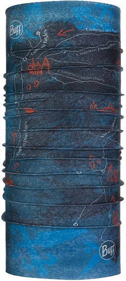 Бандана Buff Camino de Santiago CoolNet UV+ Peninsula Denim - Фото 1 большая