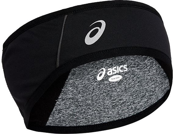 Повязка ASICS Thermal Ear Cover Black - Фото 1 большая