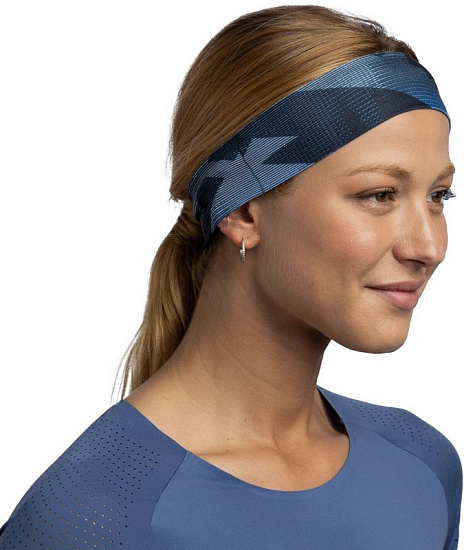 Повязка Buff Coolnet UV+ Slim Ahin Azure - Фото 3 большая