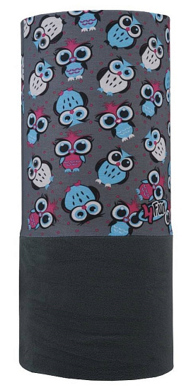 Бандана 4Fun Polartec Owl Grey - Фото 1 большая