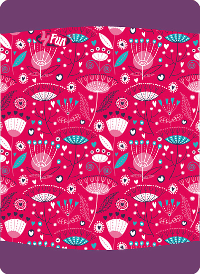 Бандана 4Fun Reversible Paradise Pink - Фото 1 большая