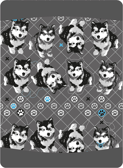 Бандана 4Fun Reversible Husky - Фото 1 большая
