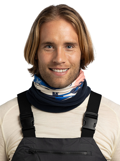 Бандана Buff Polar Hirajy Blue - Фото 4 большая