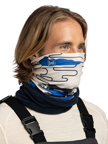 Бандана Buff Polar Hirajy Blue - Фото 5 большая