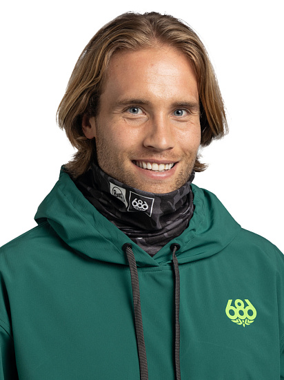 Бандана Buff Thermonet Fractured 686 Black - Фото 3 большая