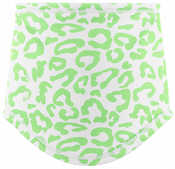 Шарф Poivre Blanc W22-1591-UX/L Leopard Paradise Green - Фото 1 большая