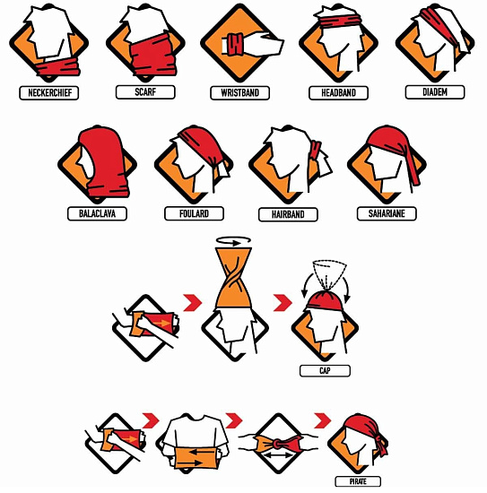 Бандана Buff Original Swell Multi - Фото 2 большая