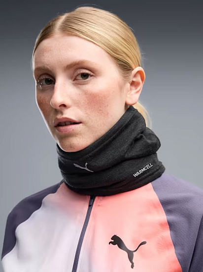 Шарф Puma Race Day Merino Neckwarmer Puma Black - Фото 4 большая