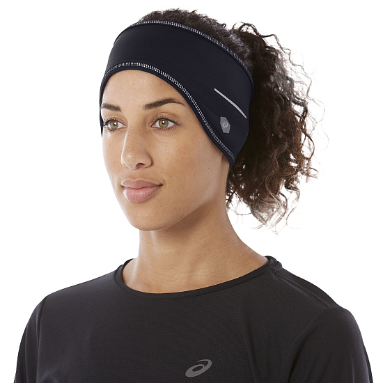 Повязка ASICS Lite-Show Ear Cover Performance Black/Performance Black - Фото 4 большая
