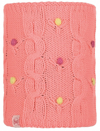 Шарф детский Buff Knitted & Polar Neckwarmer Dysha Flamingo Pink - Фото 1 большая