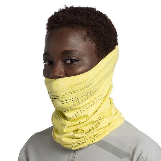 Бандана Buff Dryflx Solid Lime - Фото 4 большая