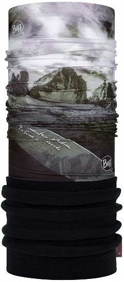 Бандана Buff Mountain Collection Polar 3 Cime Black - Фото 1 большая