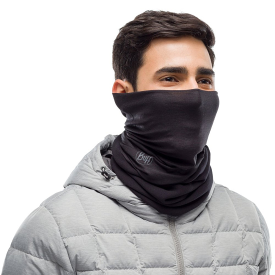 Бандана Buff Polar Solid Black - Фото 3 большая