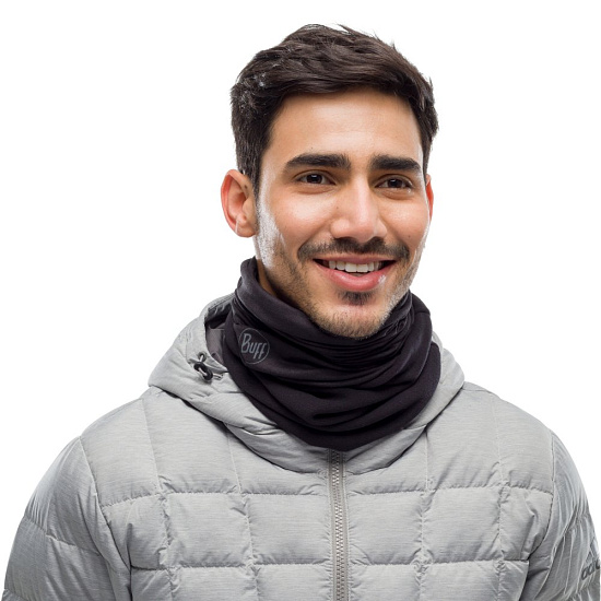 Бандана Buff Polar Solid Black - Фото 4 большая