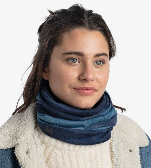 Бандана Buff Merino Move Denim - Фото 6 большая