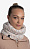 Шарф Buff Knitted & Fleece Kim White - Фото 4 малая
