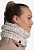 Шарф Buff Knitted & Fleece Kim White - Фото 6 малая