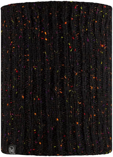 Шарф Buff Knitted & Fleece Kim Black - Фото 2 большая