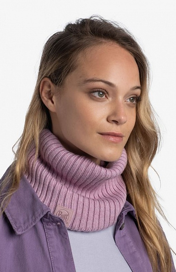 Шарф Buff Knitted Comfort Norval Pansy - Фото 3 большая